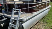 Rear entrance and ladder
